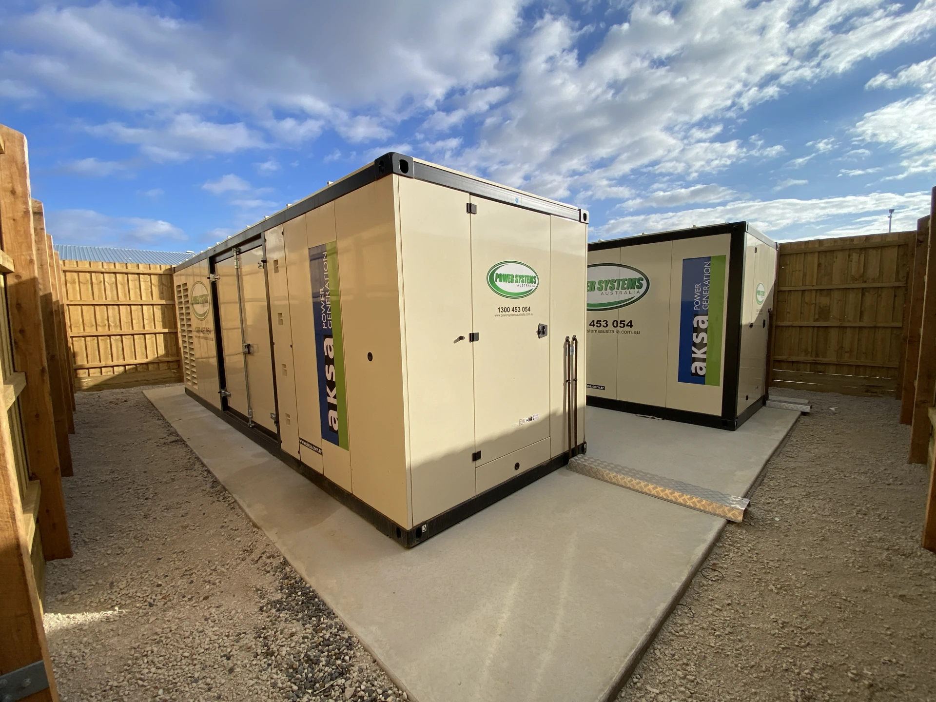 Backup Generator Installation Concrete Pad