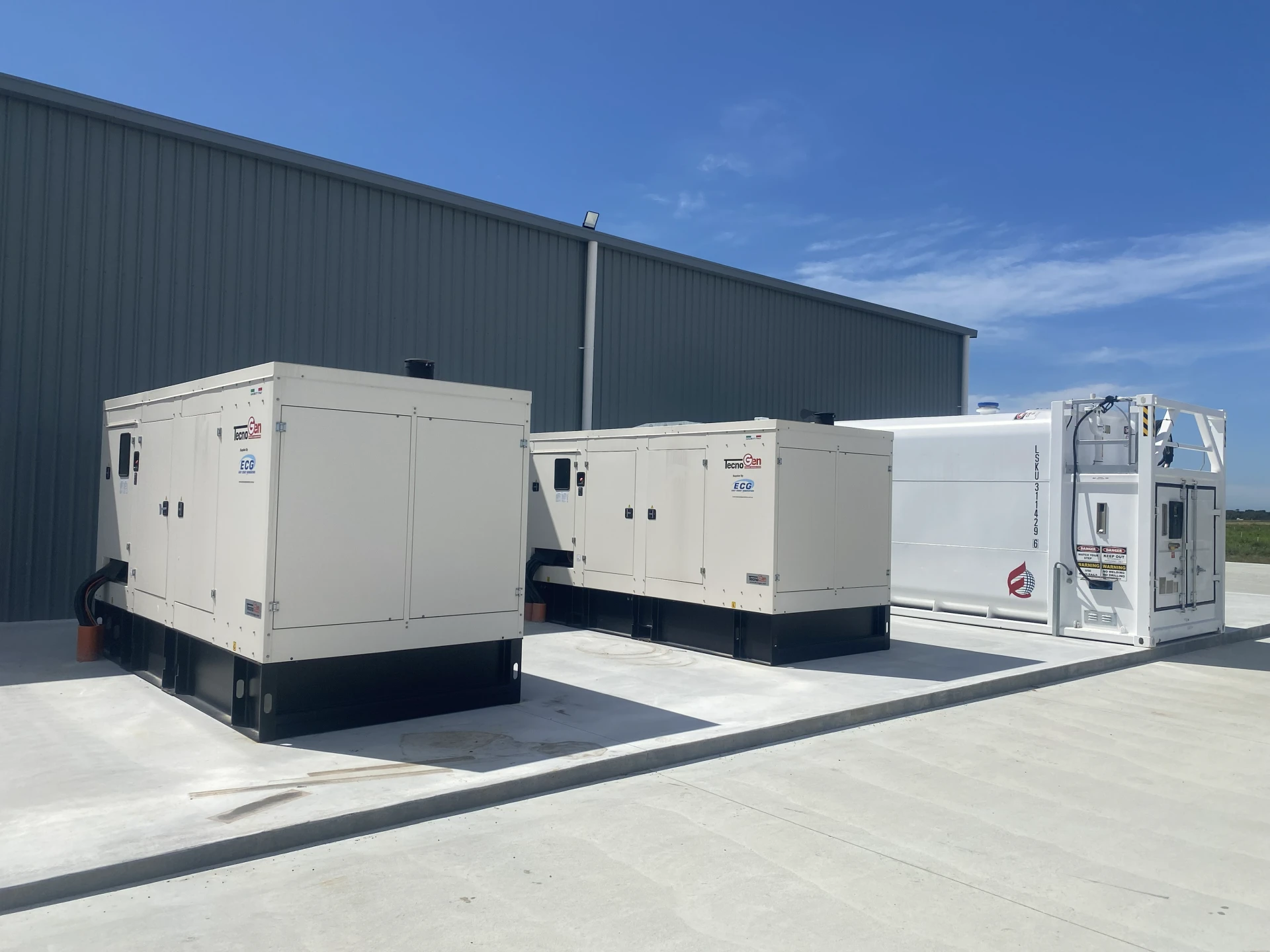 Generator Installation Industrial Site Gippsland